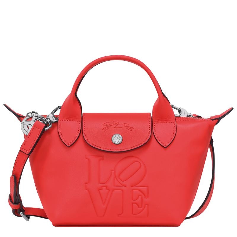 Red Men\'s Longchamp x Robert Indiana XS Handbags | 25610-FXZY