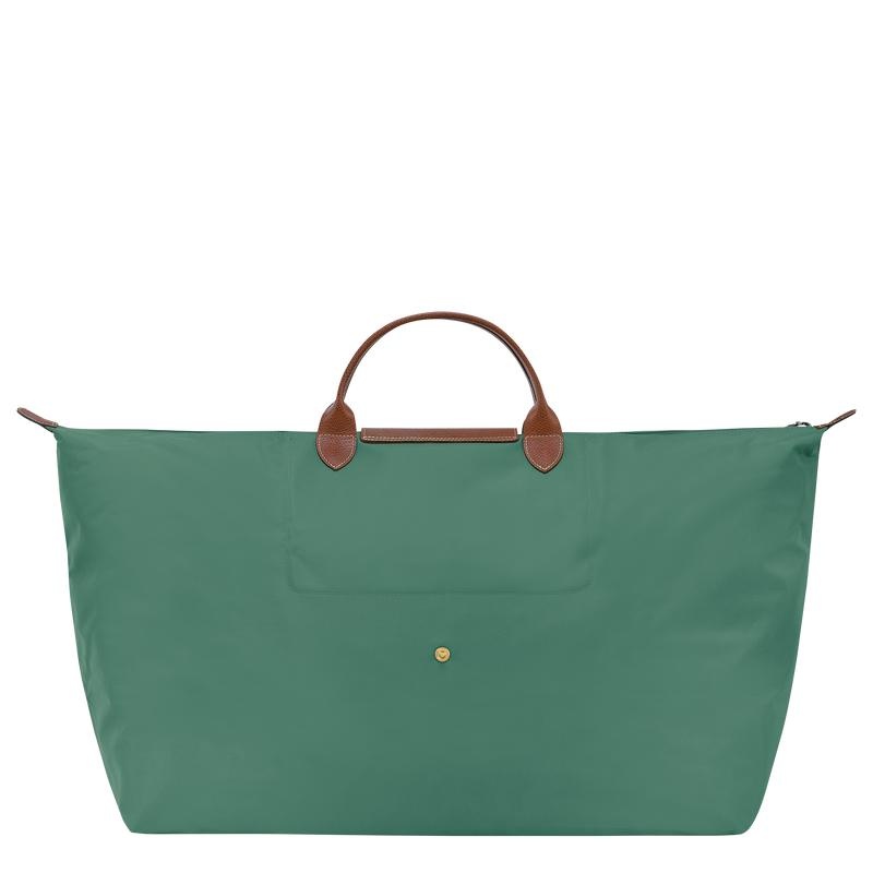Sage Green Men's Longchamp Le Pliage Original M Travel Bags | 40358-MBPA