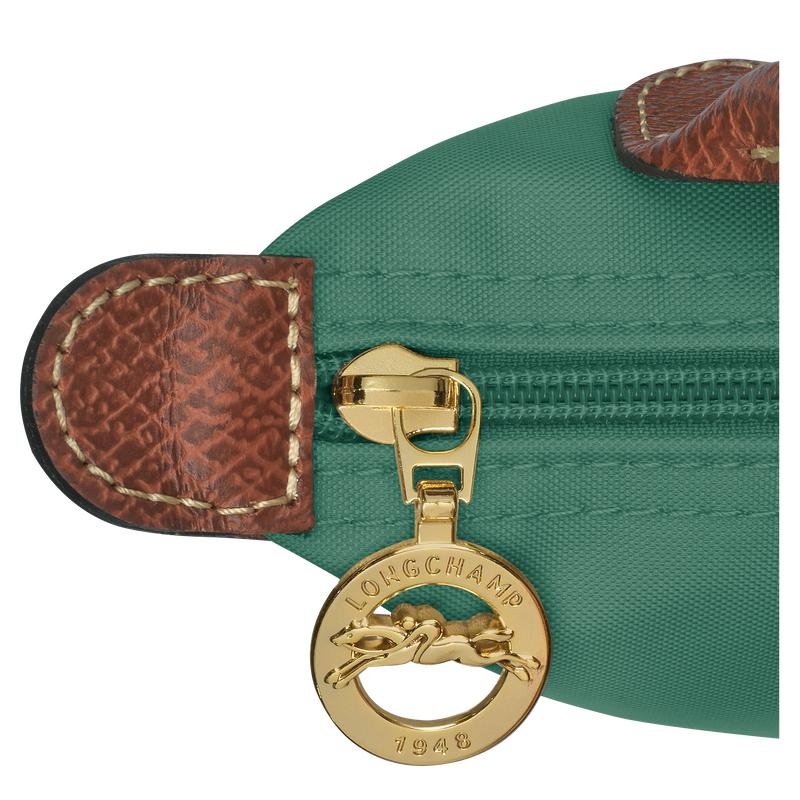 Sage Green Men's Longchamp Le Pliage Original with handle Pouches | 90412-YQIE
