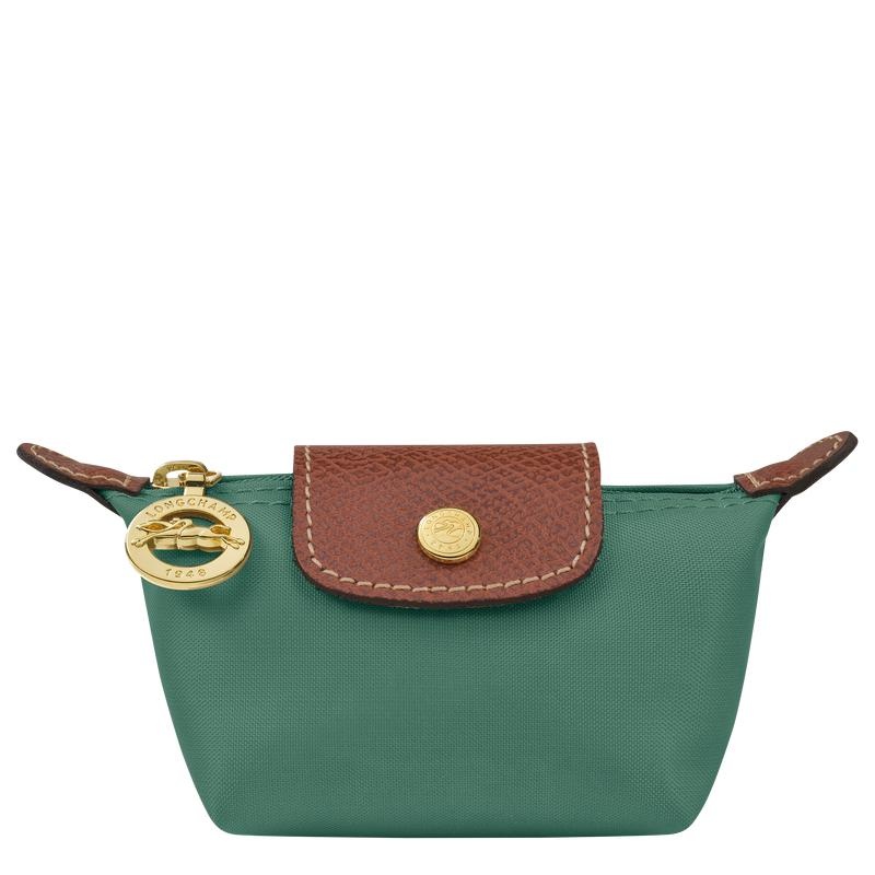 Sage Green Women\'s Longchamp Le Pliage Original Coin Purses | 21703-NGTW