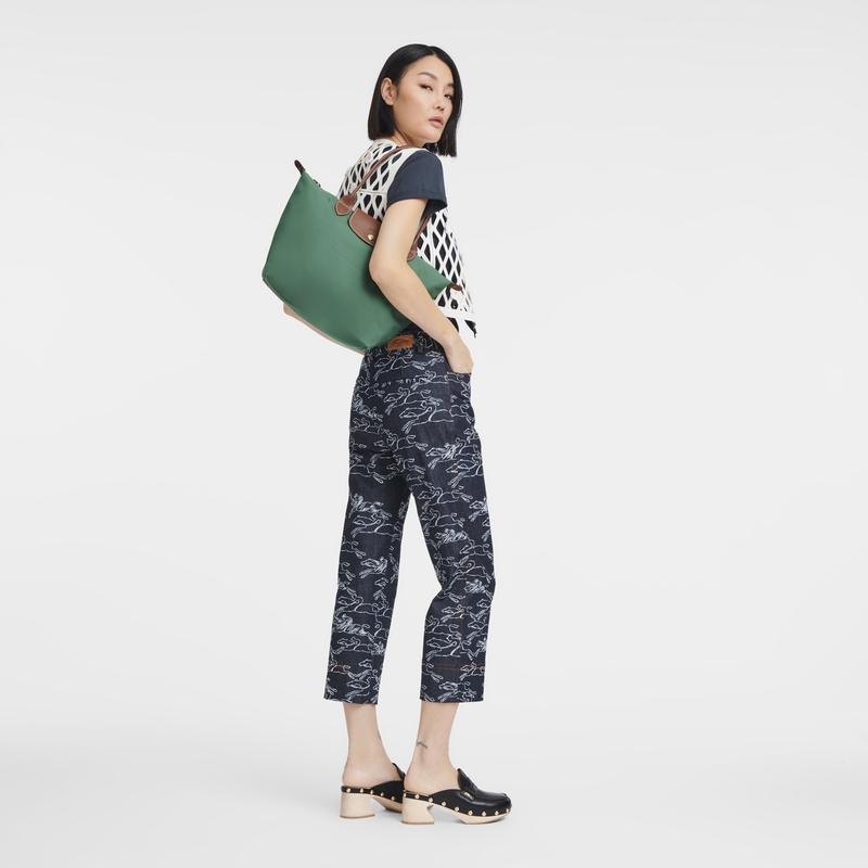 Sage Green Women's Longchamp Le Pliage Original M Tote Bag | 81072-VGWT