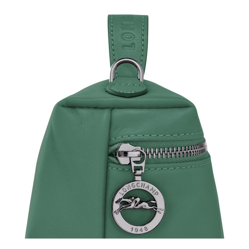 Sage Green Women's Longchamp Le Pliage Xtra XS Vanity Crossbody Bags | 50679-JNGX