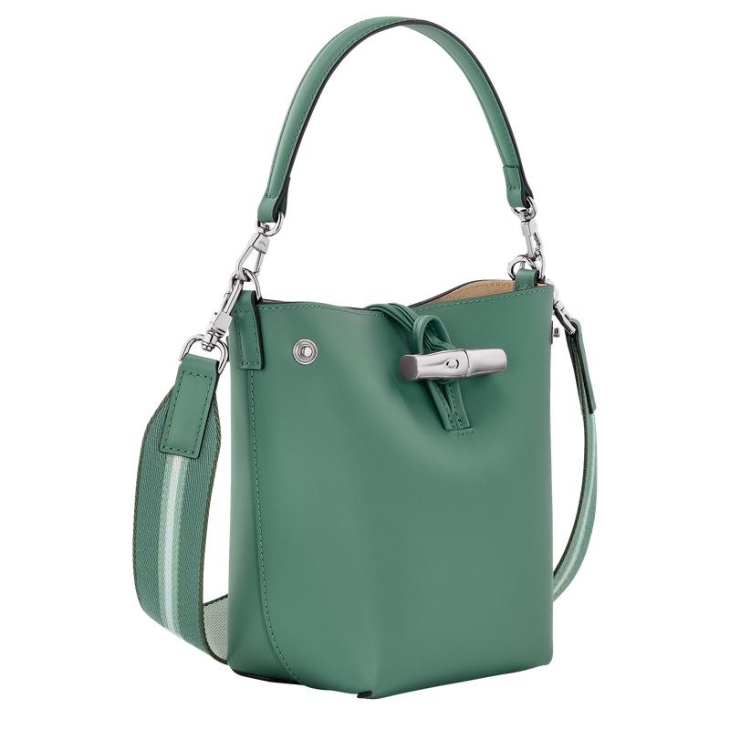 Sage Green Women's Longchamp Roseau XS Bucket Bag | 61357-LGVZ