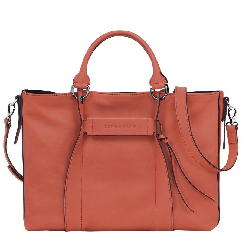 Sienna Red Women\'s Longchamp 3D L Handbags | 62539-ZFTX