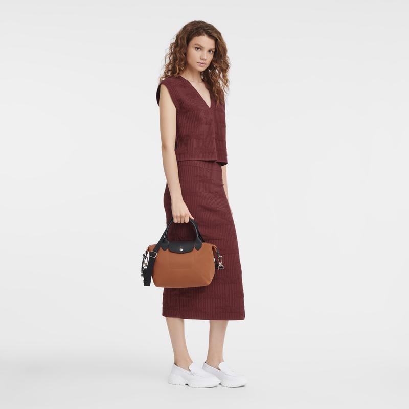 Sienna Red Women's Longchamp Le Pliage Energy S Handbags | 09163-LNYE