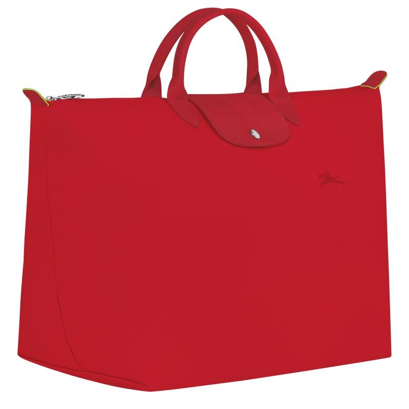 Tomato Red Women's Longchamp Le Pliage Green S Travel Bags | 90453-KSBE