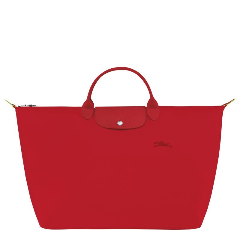 Tomato Red Women\'s Longchamp Le Pliage Green S Travel Bags | 90453-KSBE