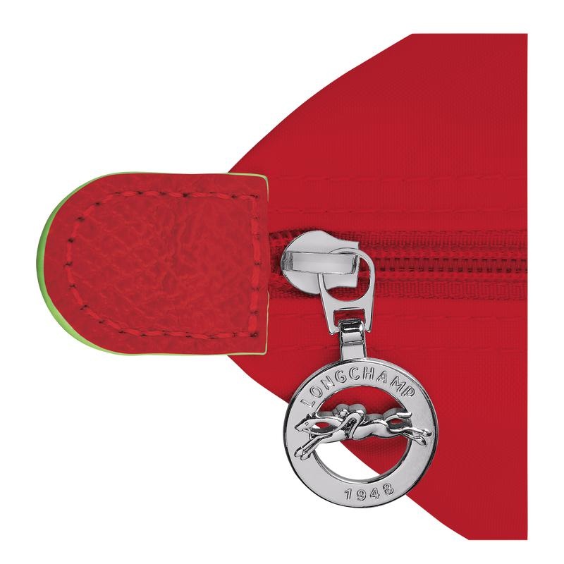 Tomato Red Women's Longchamp Le Pliage Green Coin Purses | 10639-SIYV