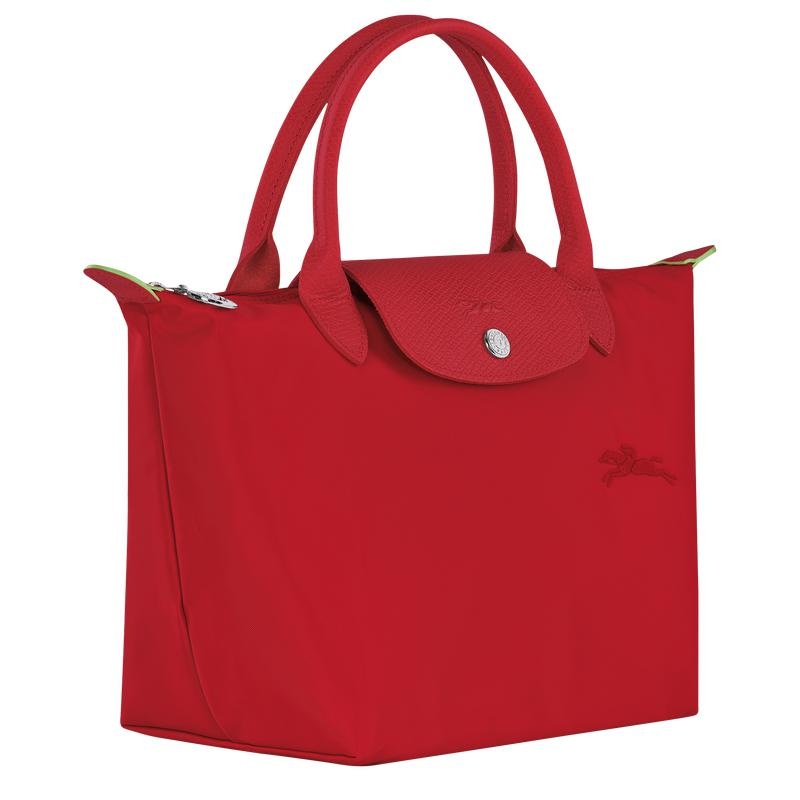 Tomato Red Women's Longchamp Le Pliage Green S Handbags | 34681-YADI
