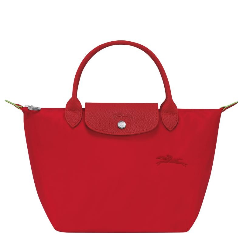 Tomato Red Women\'s Longchamp Le Pliage Green S Handbags | 34681-YADI