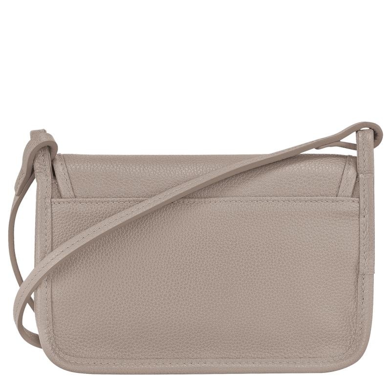 Turtledove Grey Women's Longchamp Le Foulonné XS Clutch Purse | 40321-SYWZ