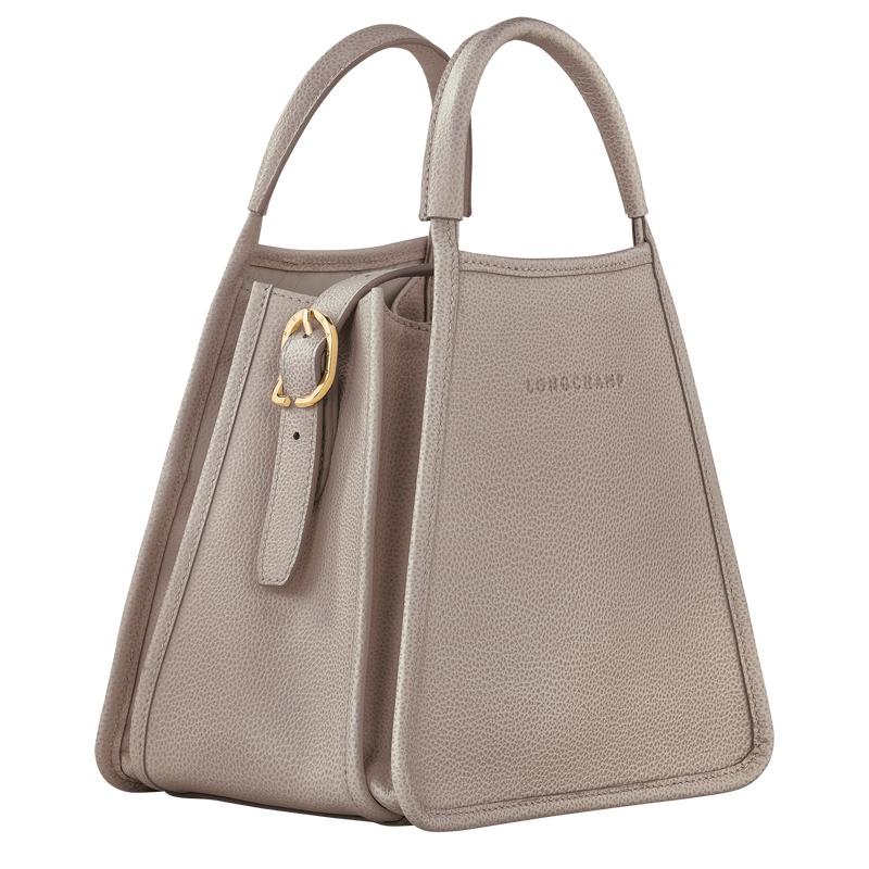 Turtledove Grey Women's Longchamp Le Foulonné S Handbags | 90186-CTBZ