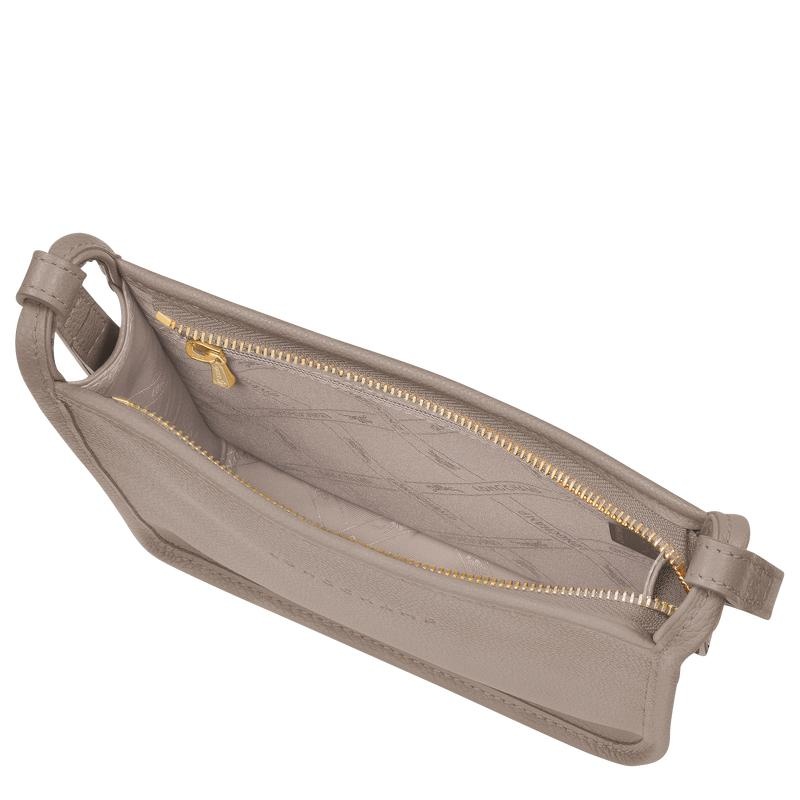 Turtledove Grey Women's Longchamp Le Foulonné S Crossbody Bags | 05439-JCFB