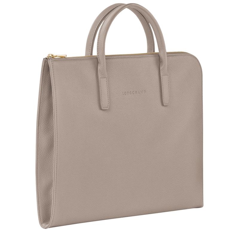 Turtledove Grey Women's Longchamp Le Foulonné S Briefcase | 40836-YZJN