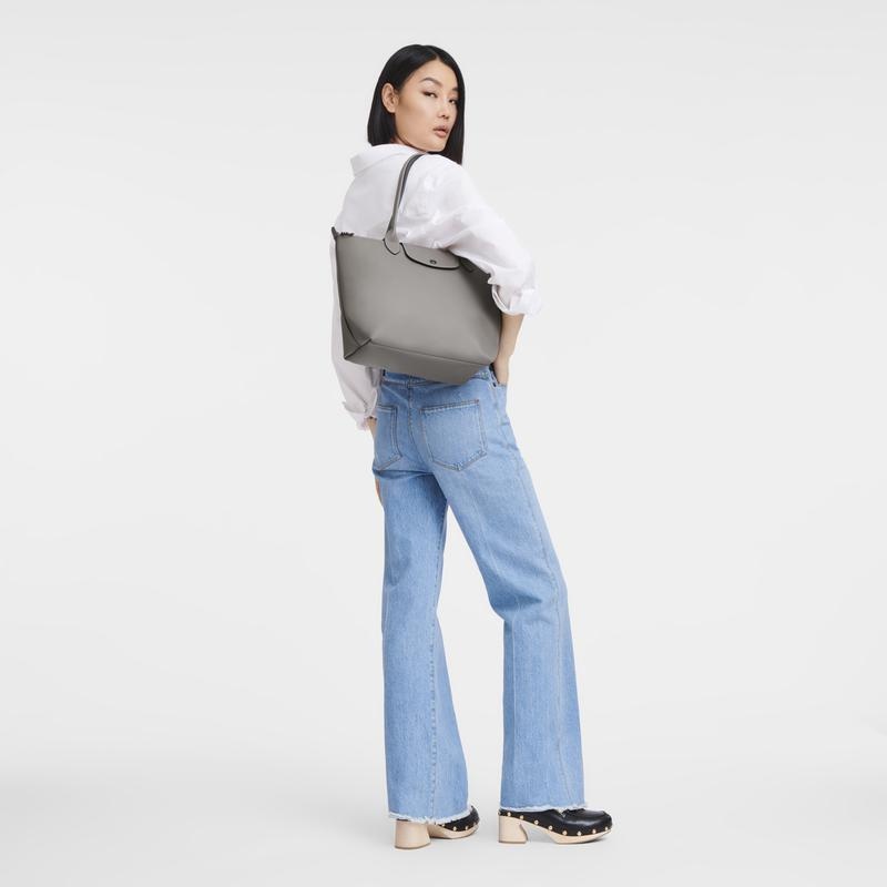 Turtledove Grey Women's Longchamp Le Pliage Xtra M Tote Bag | 65398-EJTW