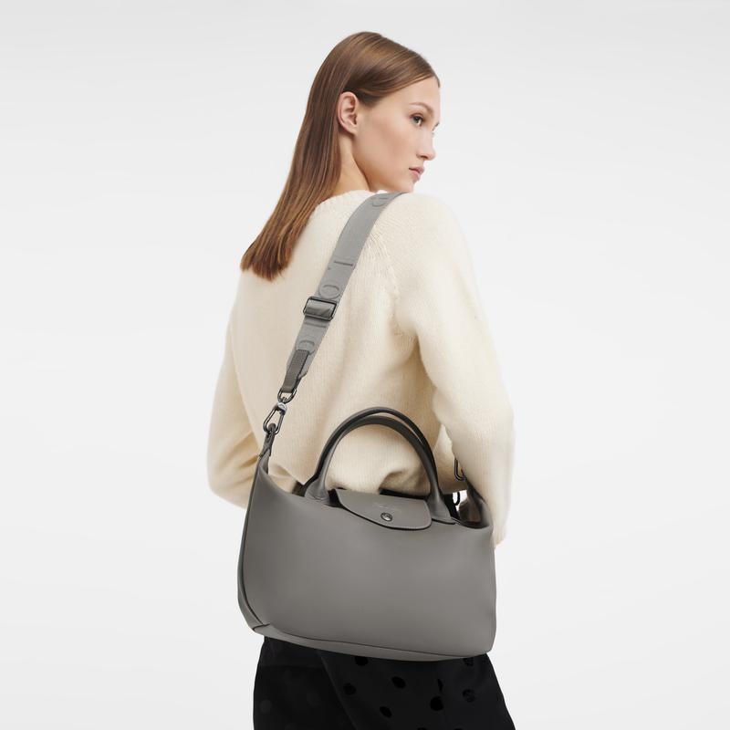 Turtledove Grey Women's Longchamp Le Pliage Xtra S Handbags | 34915-YJRA