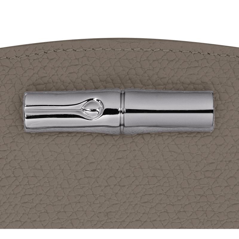 Turtledove Grey Women's Longchamp Roseau Wallets | 01824-VYEQ