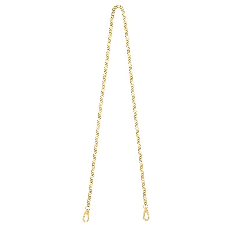 Very pale gold Women\'s Longchamp chaîne Shoulder Straps | 94256-TOKC