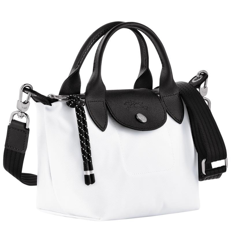 White Men's Longchamp Le Pliage Energy XS Handbags | 28691-JXRK