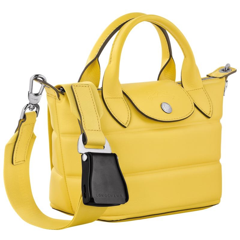 Yellow Women's Longchamp Le Pliage Xtra XS Handbags | 16543-CUKV
